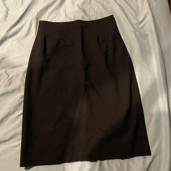 MM Lafleur The Cobble Hill Skirt Washable Wool in Black Size 0 - Picture 9 of 15
